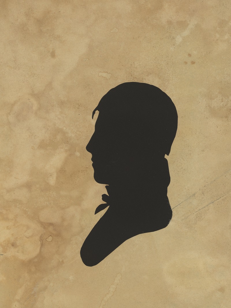 Silhouette of man facing left, no. 5 — Charles Willson Peale