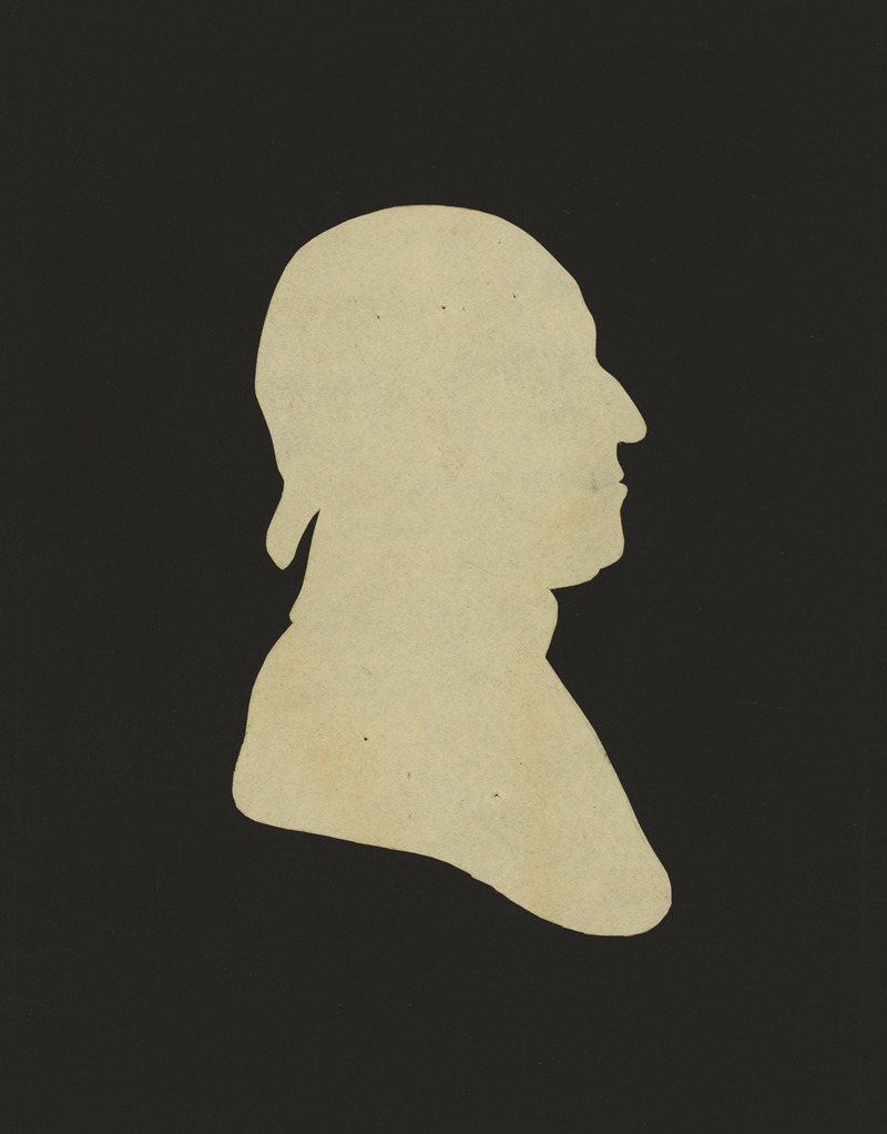 Silhouette of man facing right, no. 1 — Charles Willson Peale
