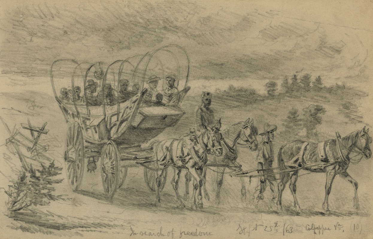 In search of freedom — Edwin Forbes