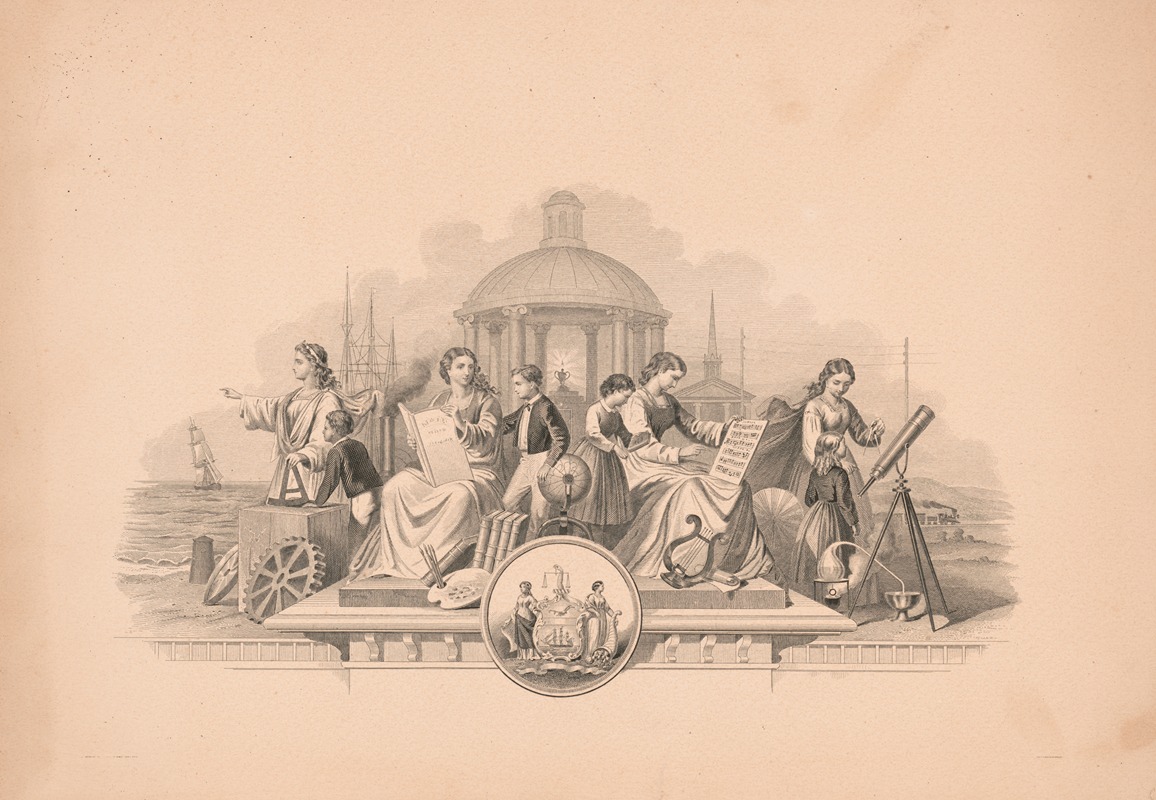 Allegory of arts and sciences — James Fuller Queen