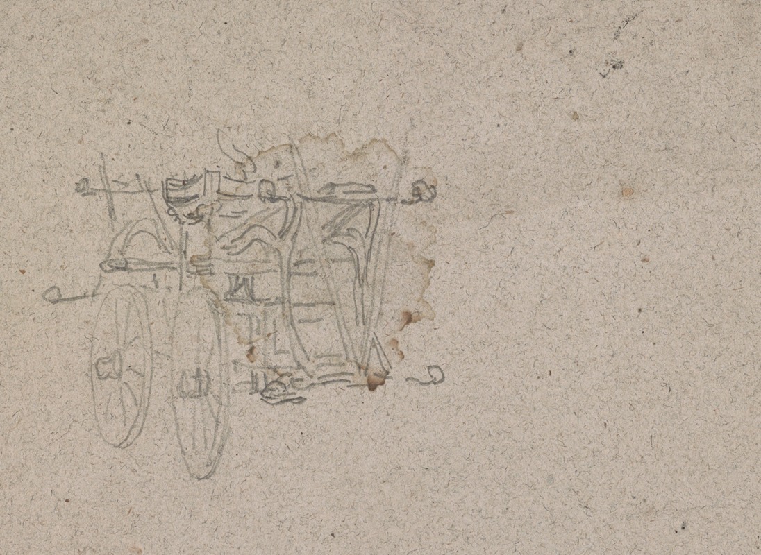 Carriage or fire engine by James Fuller Queen, 1850-1860 — digital art print download