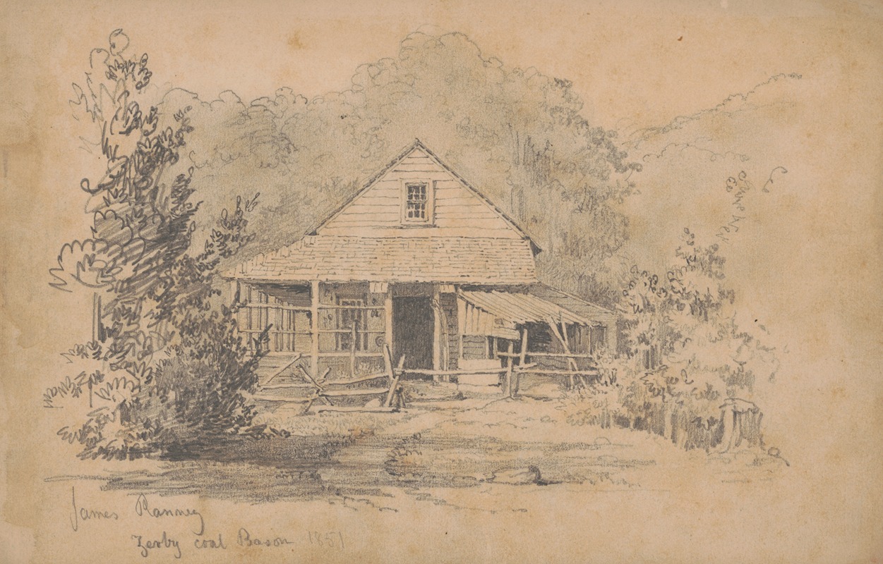 James Ranmey, Zerby coal basin by Джеймс Фуллер Куин, 1851 — digital art print download