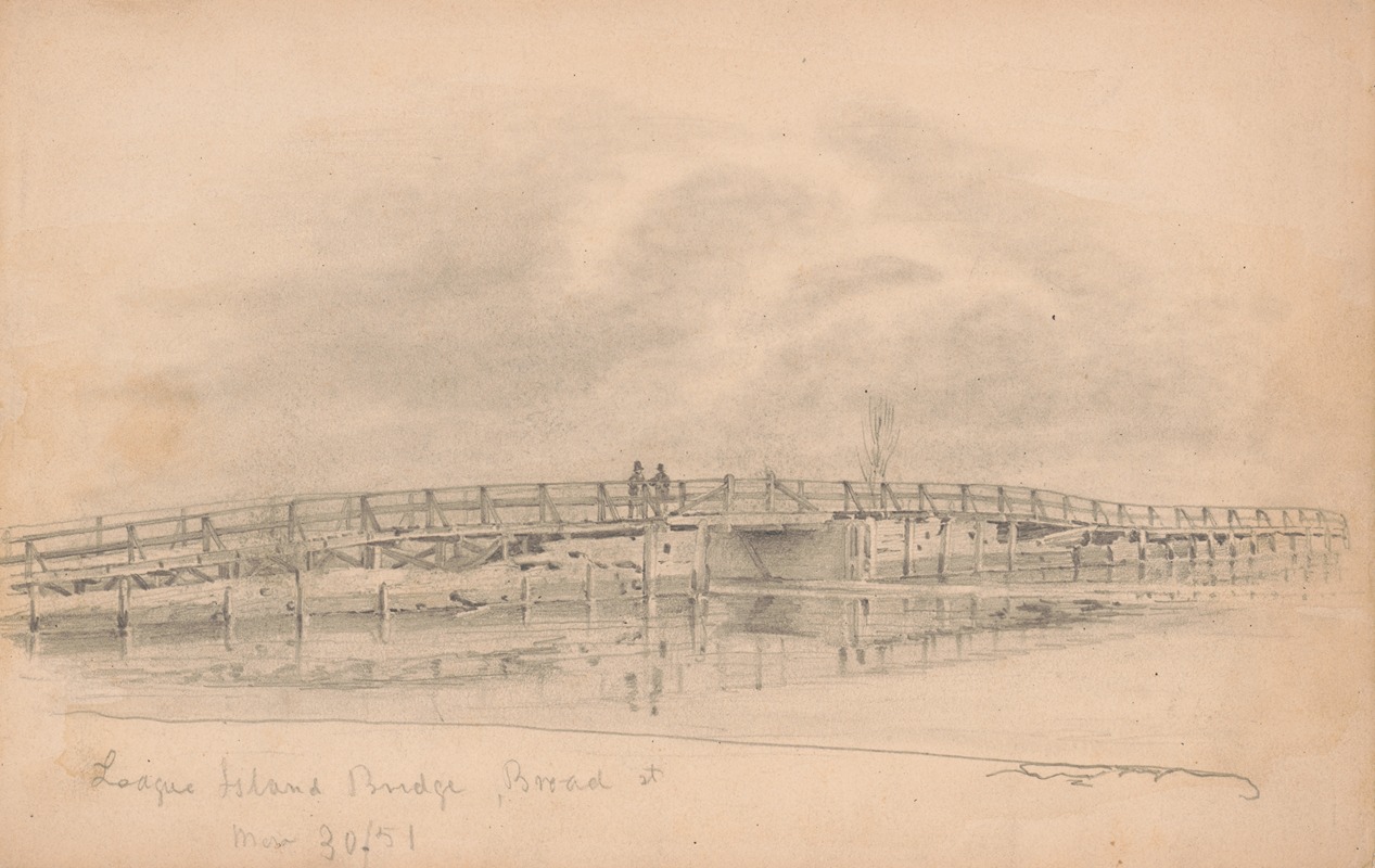 League Island Bridge, Broad St., Mar. 30 — James Fuller Queen