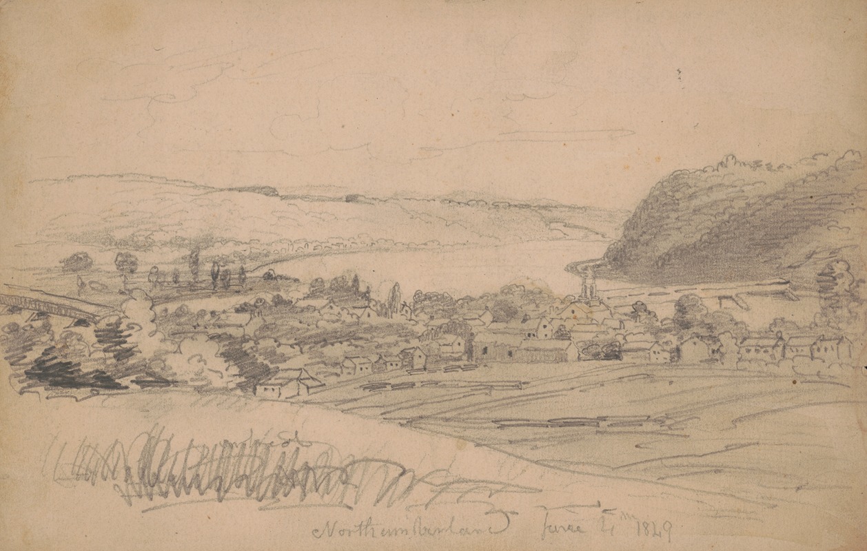 Northumberland June 4, 1849 by Джеймс Фуллер Куин, 1849 — digital art print download