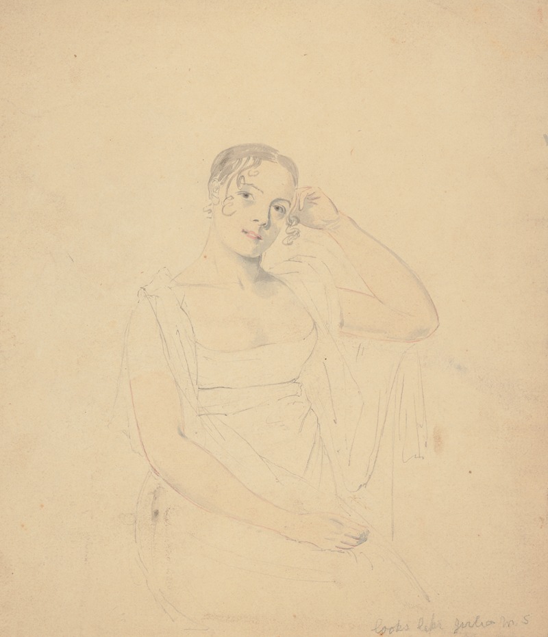 Julia M. Smith by Джон Рубенс Смит, 1809-1829 — digital art print download