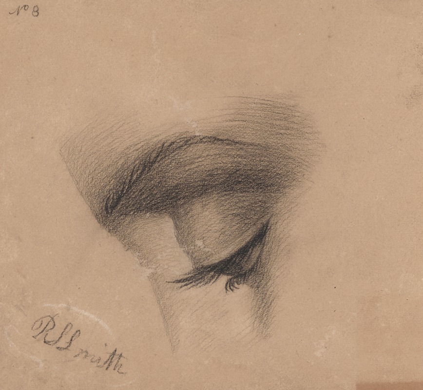 Eye study, no. 8 by Richard Sanger Smith, 1840 — digital art print download