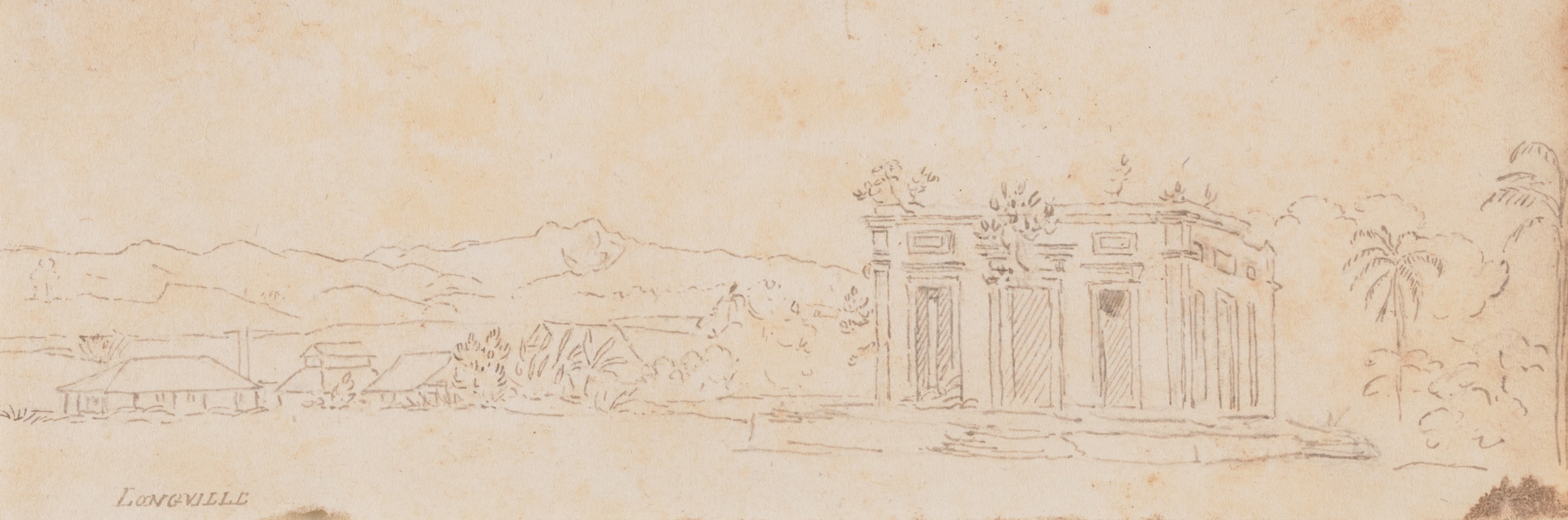 Longville, Jamaica by Уильям Берриман, 1808-1816 — digital art print download