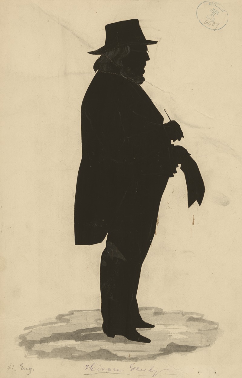 Horace Greely by Уильям Генри Браун, 1872 — digital art print download
