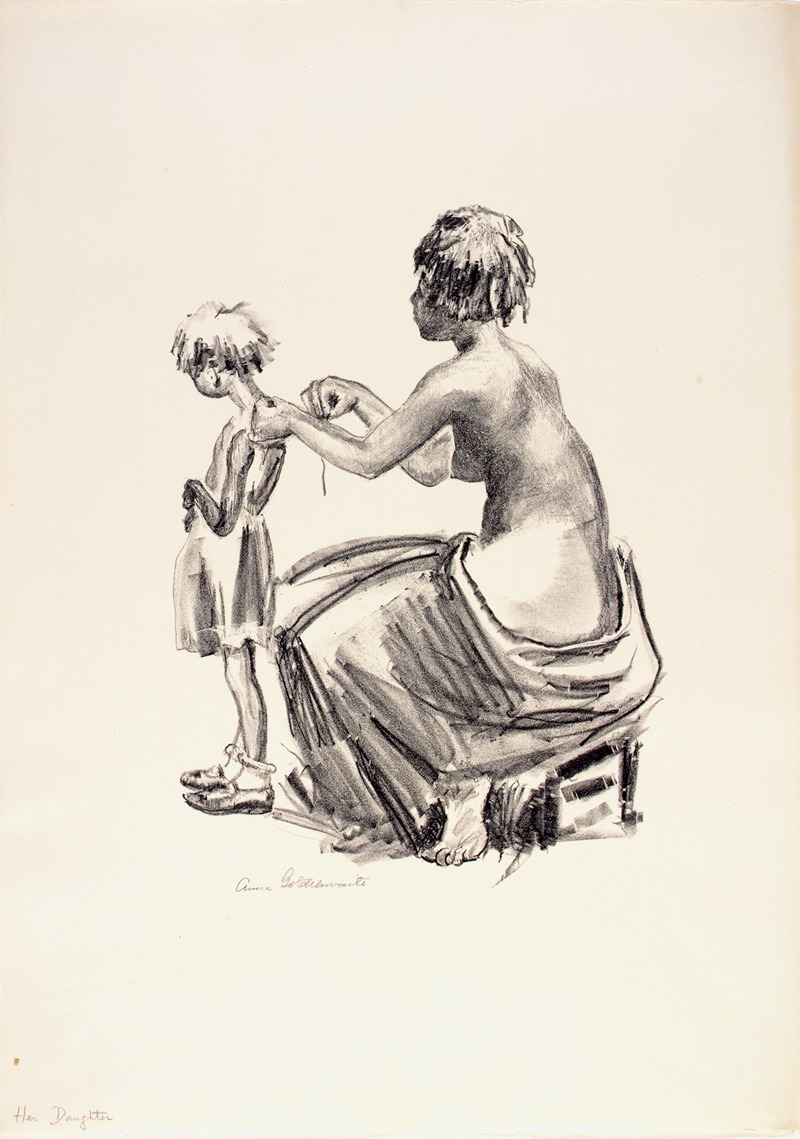 Her Daughter by Anne Goldthwaite — digital art print download