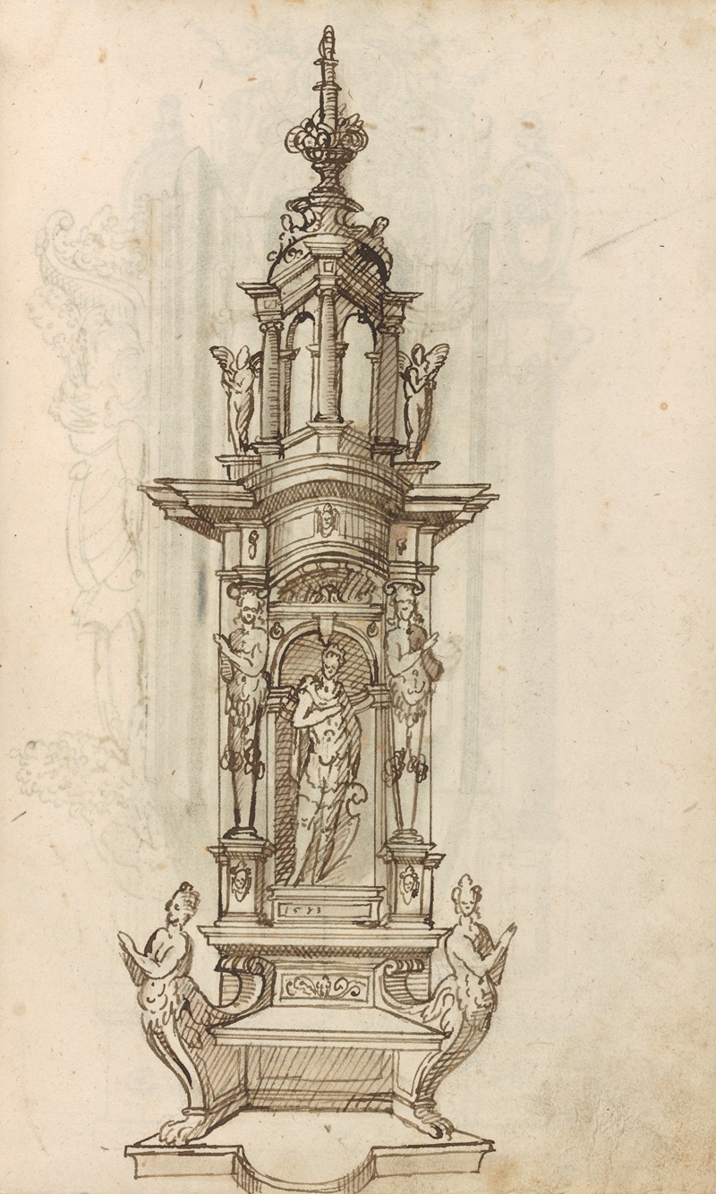 Altar pieces and decorations Pl.020 by Аноним, 1573 — digital art print download