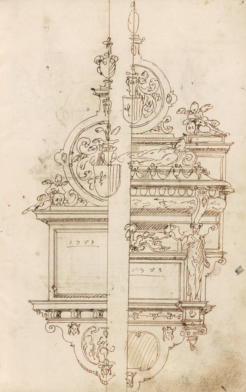 Altar pieces and decorations Pl.026 by Аноним, 1573 — digital art print download