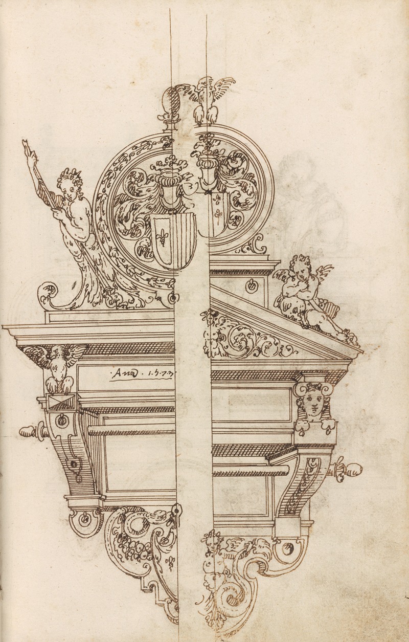 Altar pieces and decorations Pl.033 by Аноним, 1573 — digital art print download