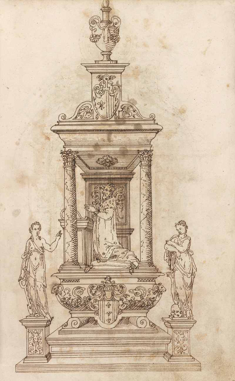 Altar pieces and decorations Pl.065 by Аноним, 1573 — digital art print download