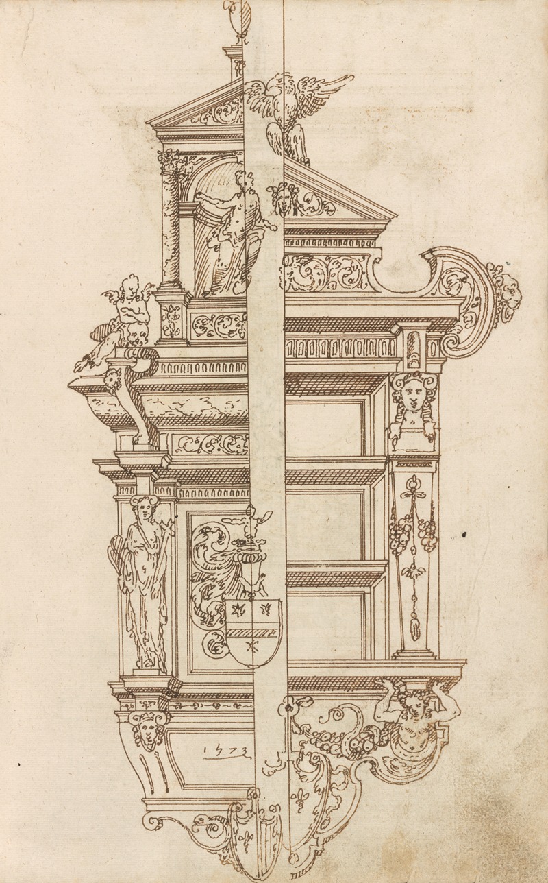 Altar pieces and decorations Pl.067 by Аноним, 1573 — digital art print download