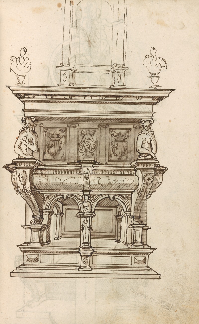 Altar pieces and decorations Pl.075 by Аноним, 1573 — digital art print download