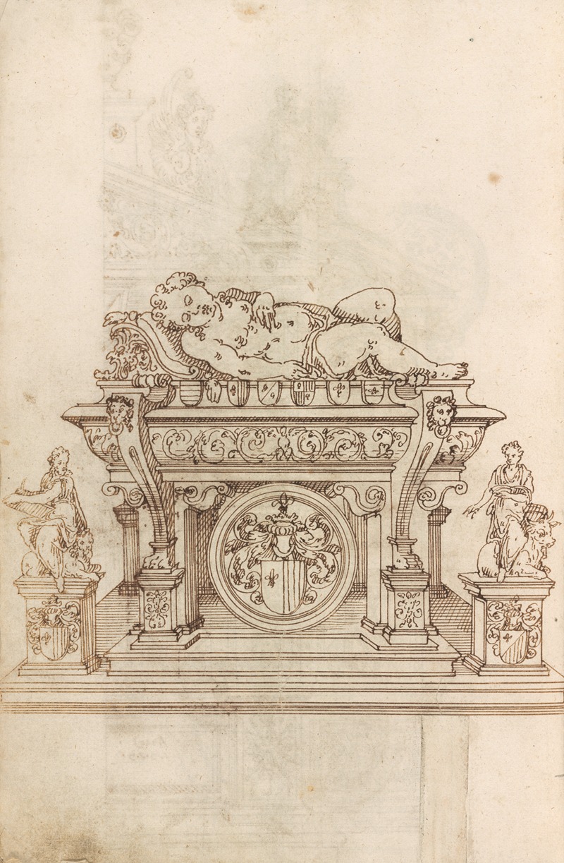 Altar pieces and decorations Pl.079 by Аноним, 1573 — digital art print download
