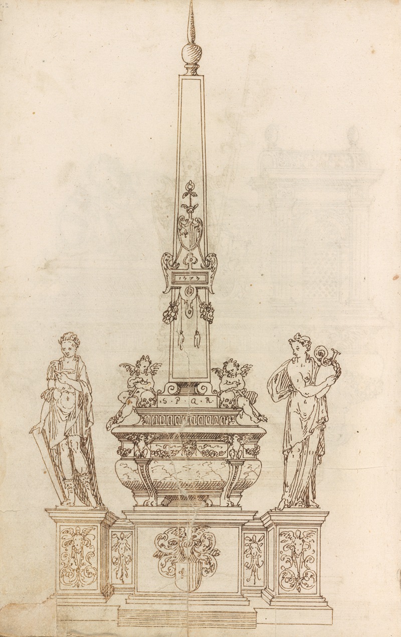Altar pieces and decorations Pl.082 by Аноним, 1573 — digital art print download