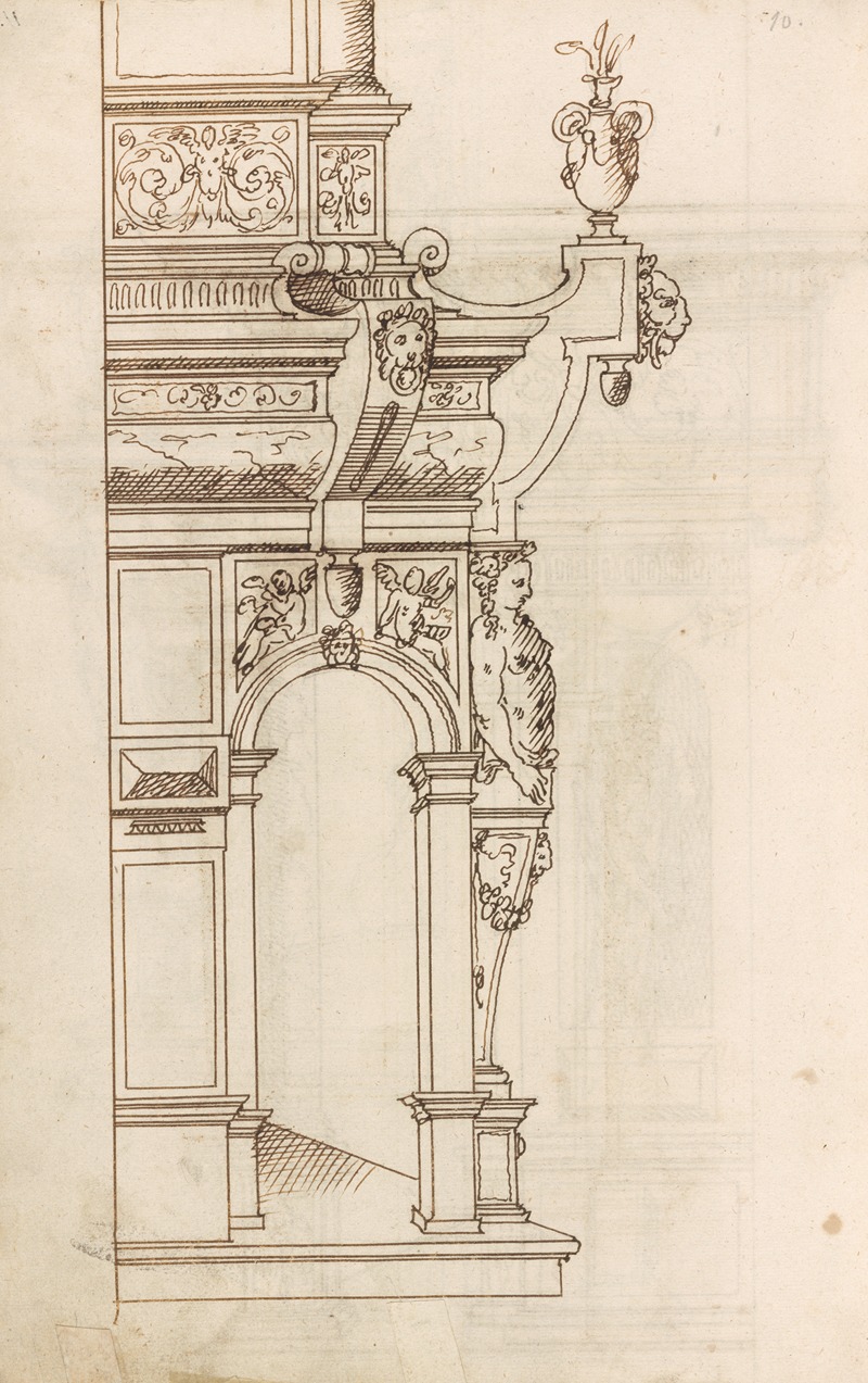 Altar pieces and decorations Pl.088 by Аноним, 1573 — digital art print download