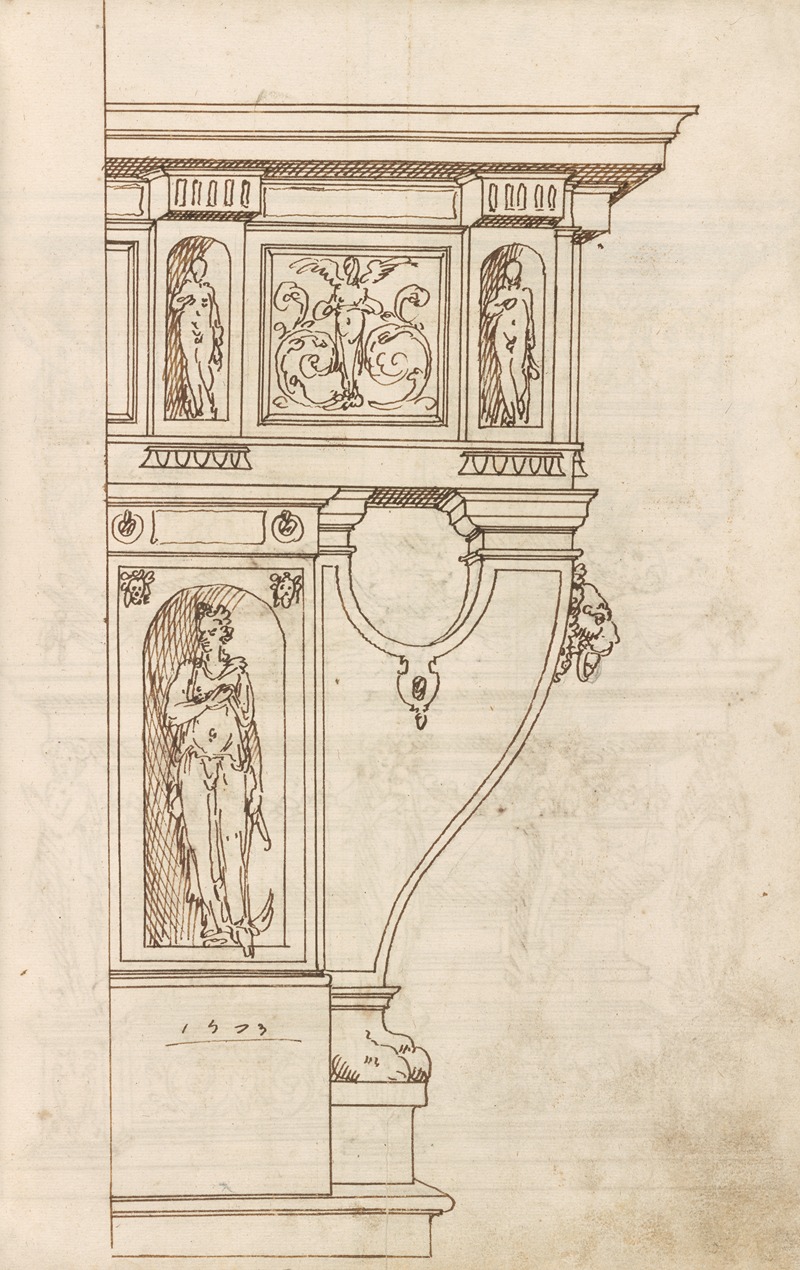 Altar pieces and decorations Pl.097 by Аноним, 1573 — digital art print download