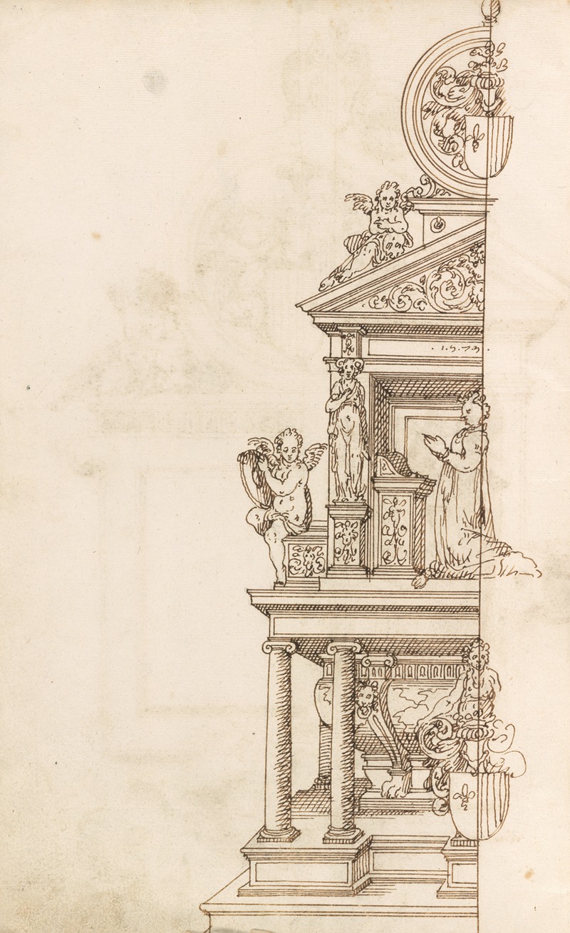 Altar pieces and decorations Pl.102 by Аноним, 1573 — digital art print download