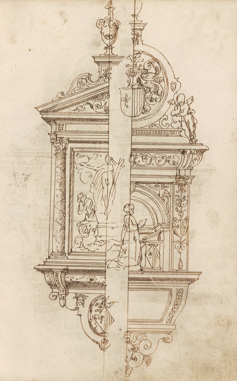 Altar pieces and decorations Pl.105 by Аноним, 1573 — digital art print download