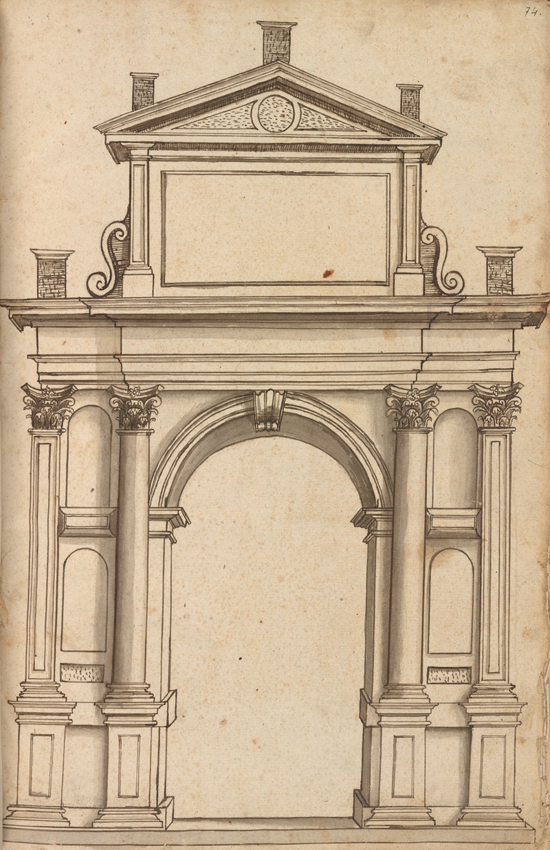 Altar pieces and decorations Pl.110 by Аноним, 1573 — digital art print download