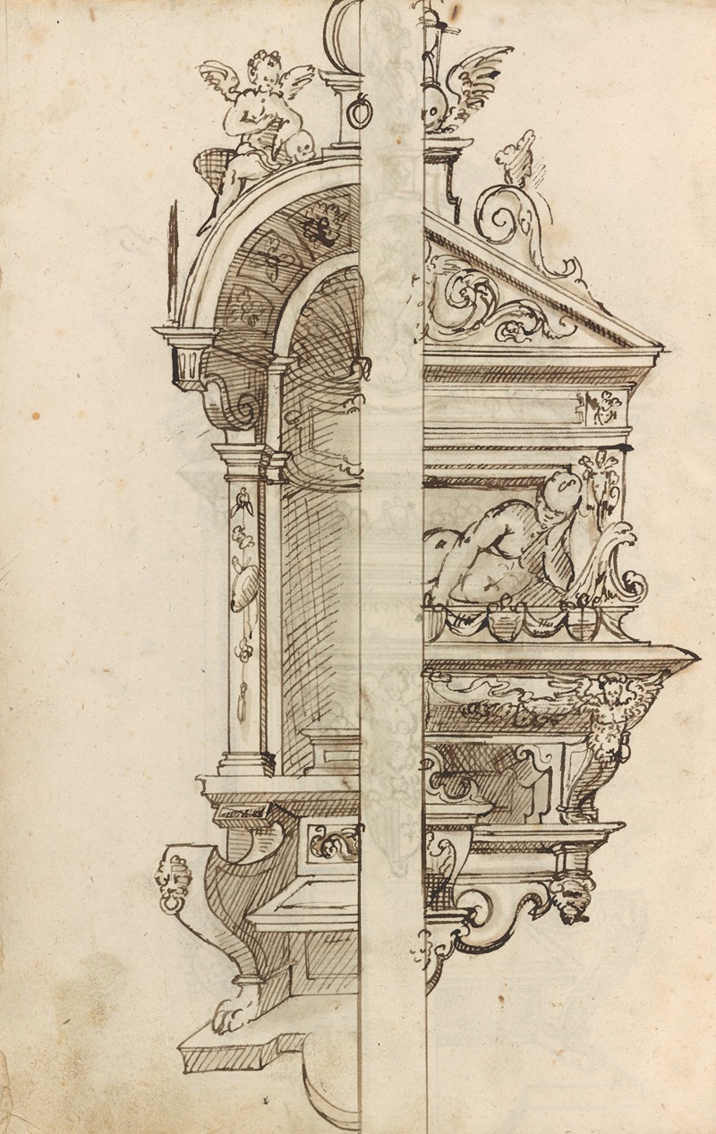 Altar pieces and decorations Pl.112 by Аноним, 1573 — digital art print download
