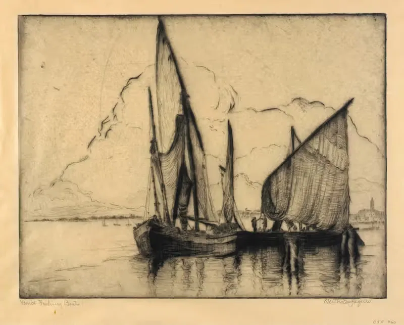 Venice Fishing Boats — Bertha Jaques