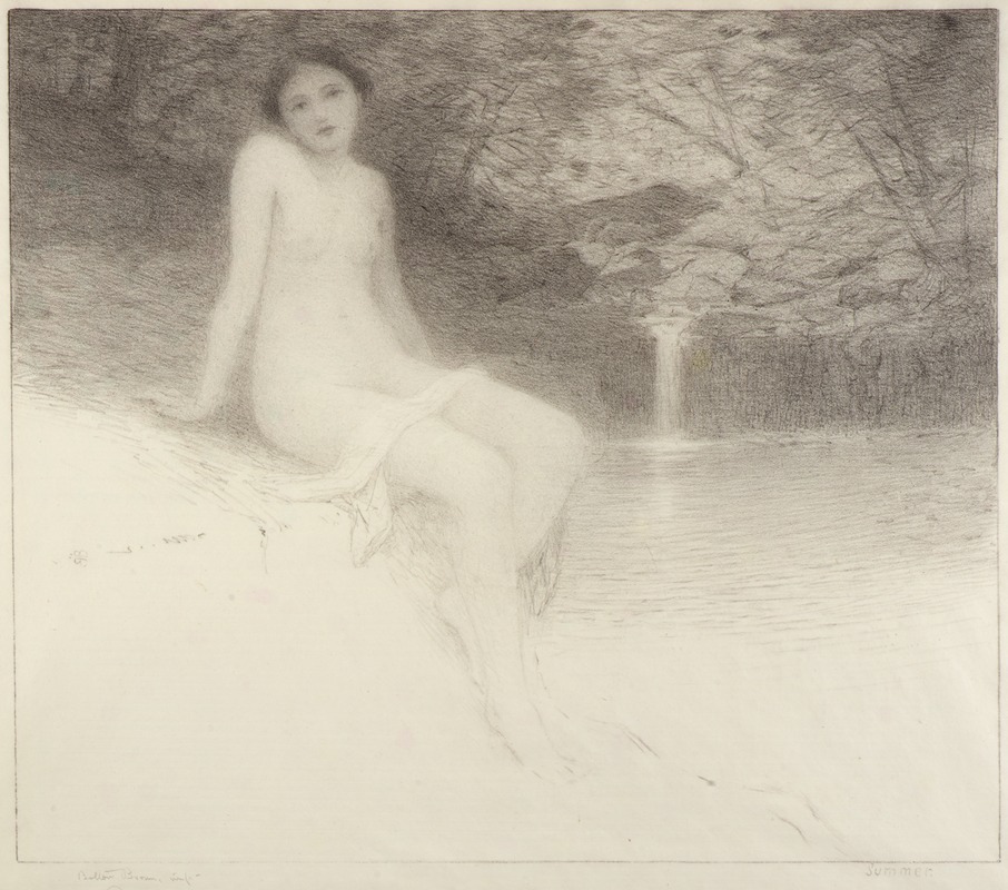 Summer by Bolton Brown, 1916 — digital art print download