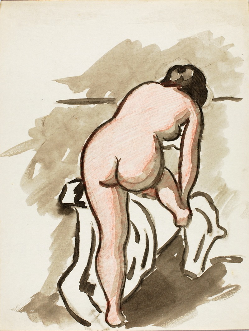 Female Nude by Карл Ньюман — digital art print download
