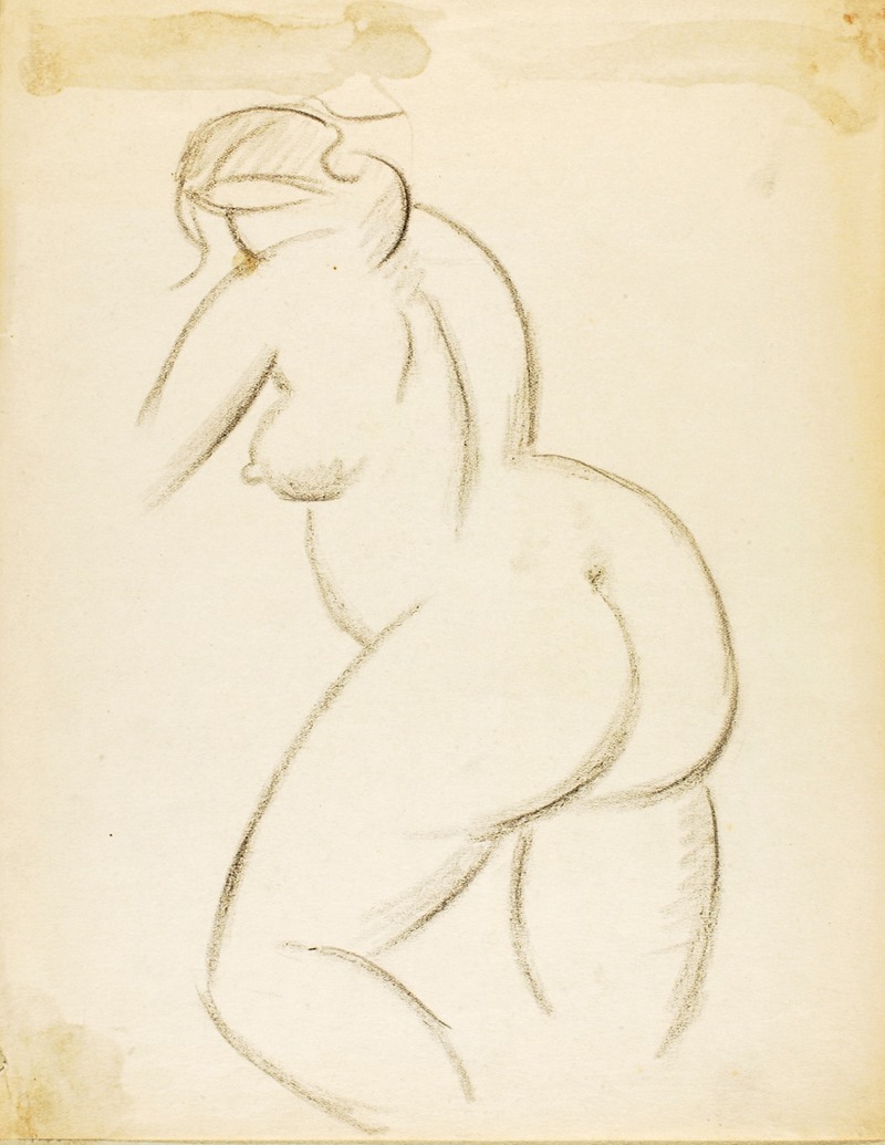 Female Nude by Карл Ньюман — digital art print download