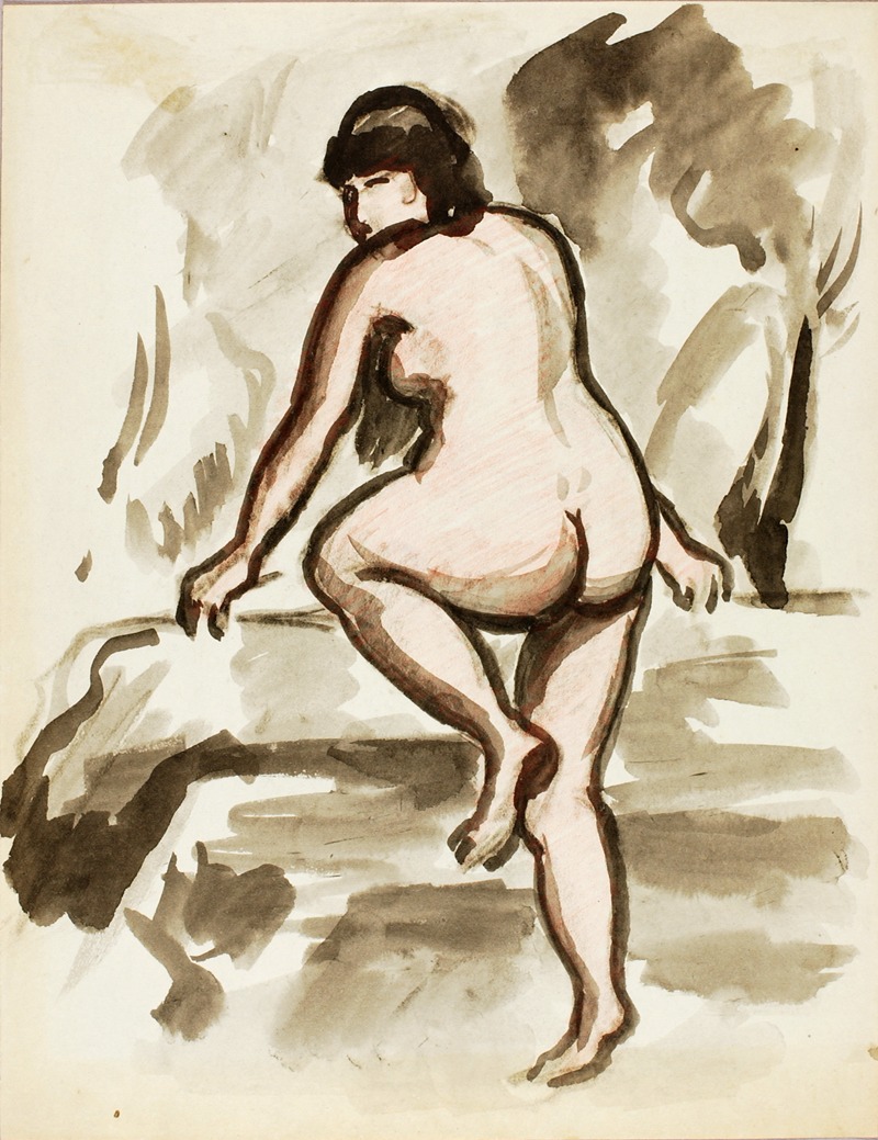Female Nude by Карл Ньюман — digital art print download