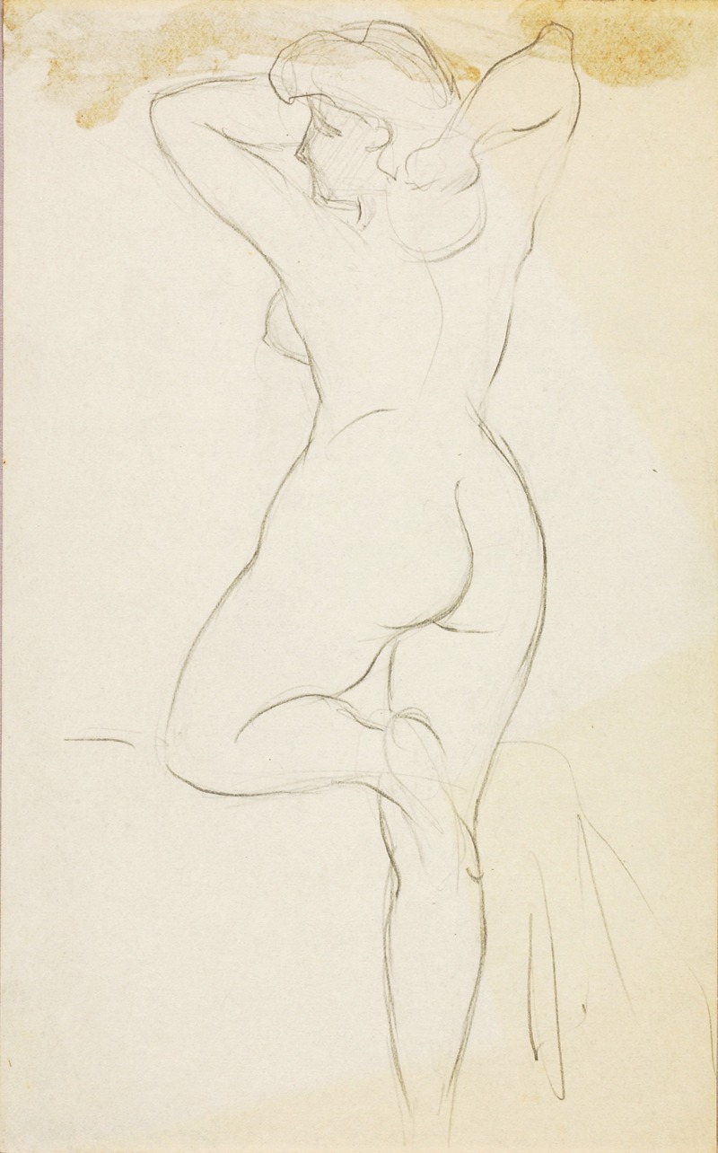 Female Nude by Карл Ньюман — digital art print download