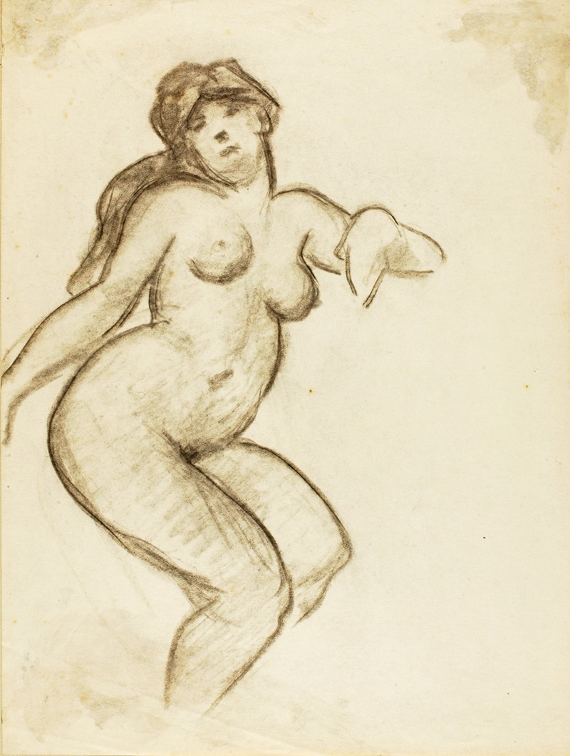 Female Nude by Карл Ньюман — digital art print download