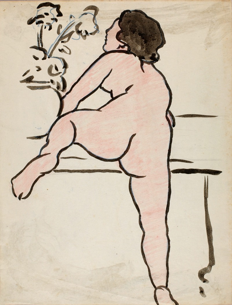 Female Nude by Карл Ньюман — digital art print download