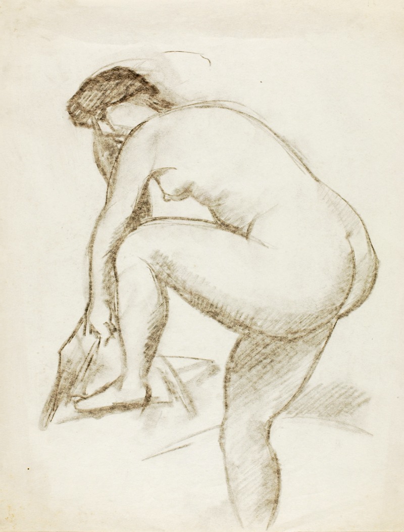 Female Nude by Карл Ньюман — digital art print download
