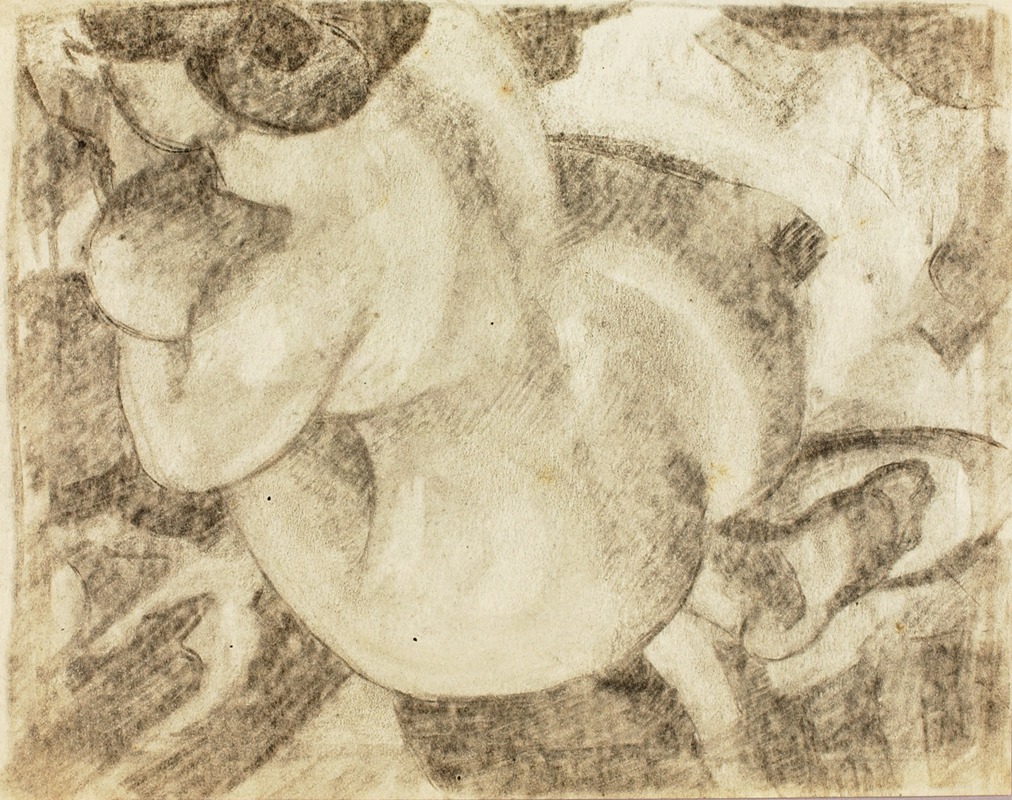 Female Nude by Карл Ньюман — digital art print download