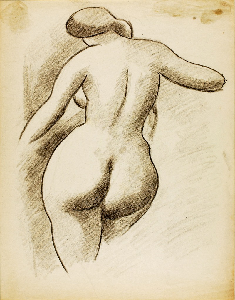Female Nude by Карл Ньюман — digital art print download