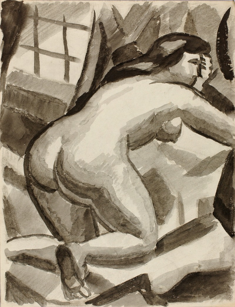 Female Nude by Карл Ньюман — digital art print download