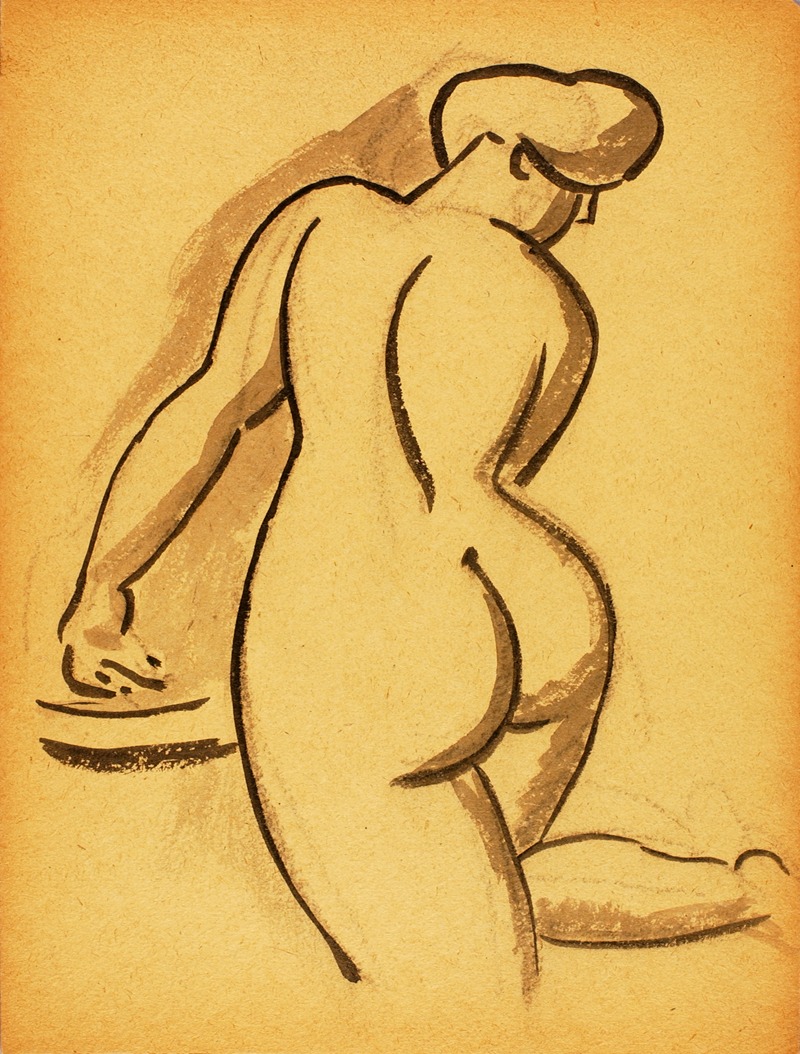 Female Nude by Карл Ньюман — digital art print download