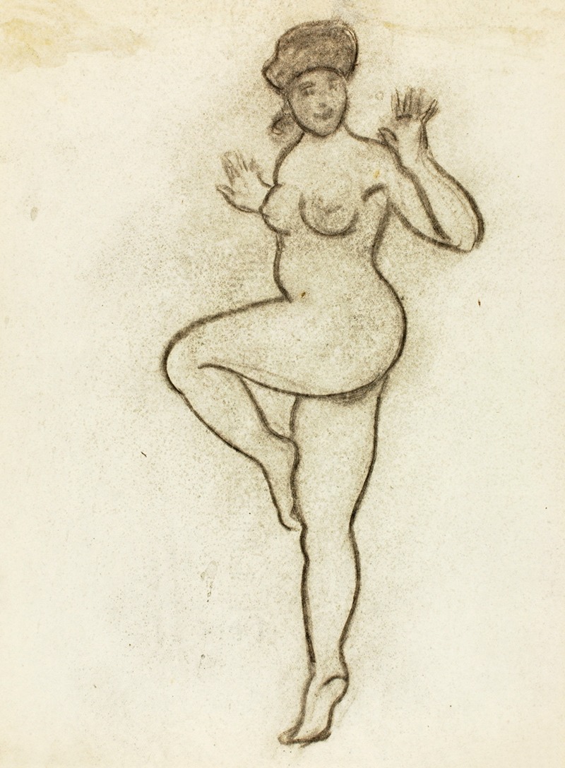 Female Nude by Карл Ньюман — digital art print download