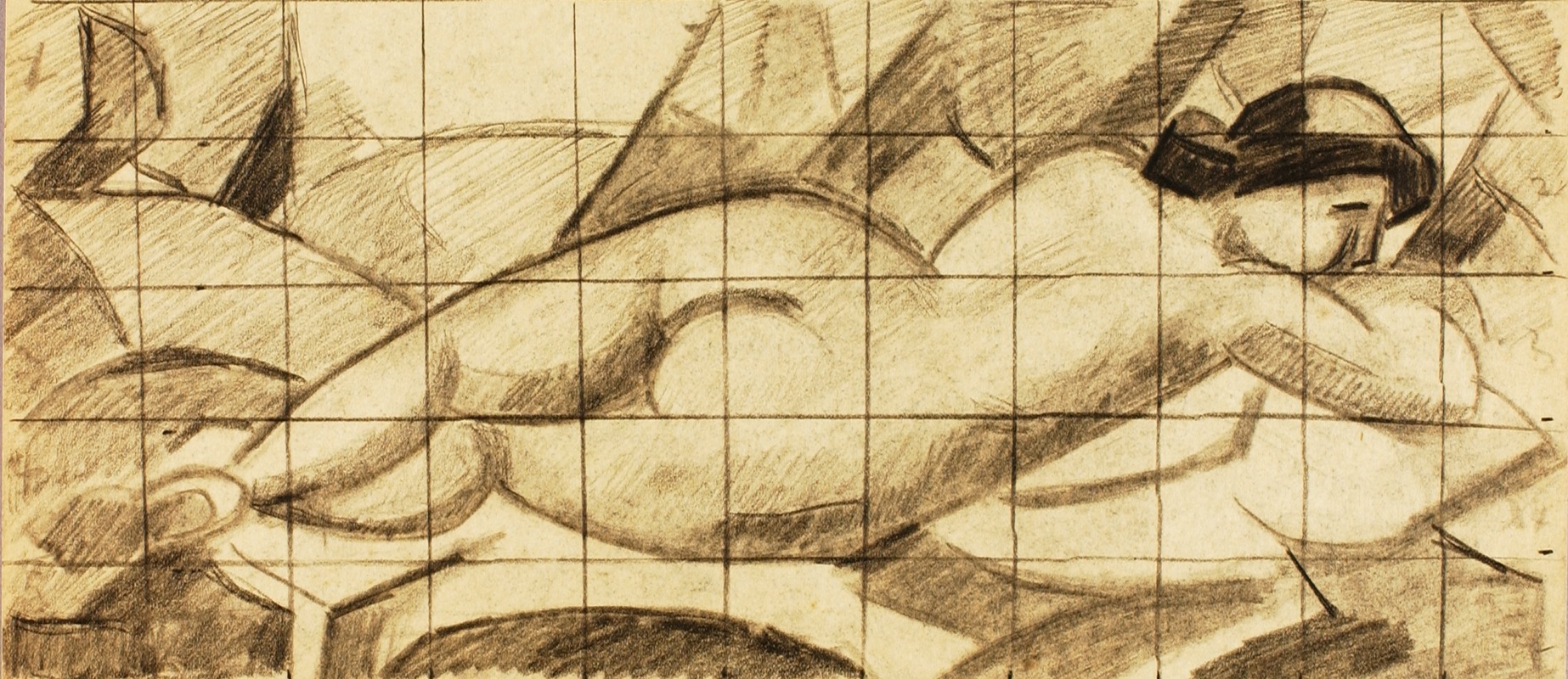 Female Nude, Reclining — Карл Ньюман