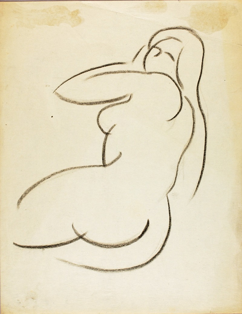 Nude Woman by Карл Ньюман — digital art print download