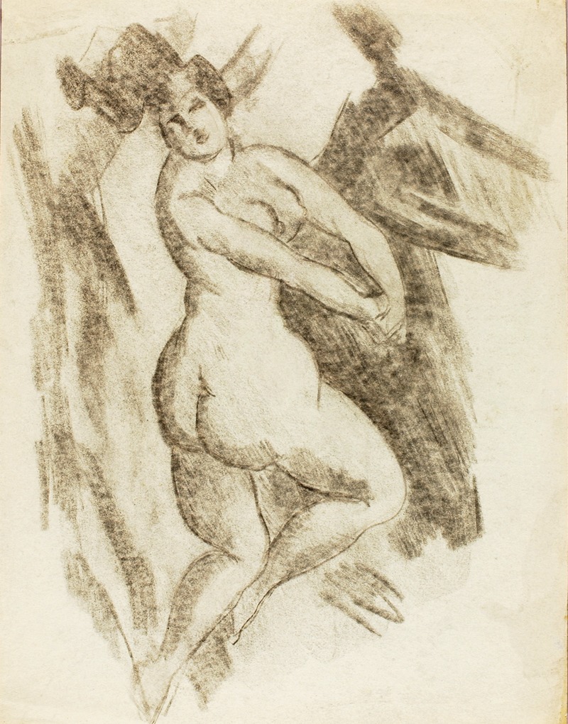 Reclining Female Nude — Карл Ньюман