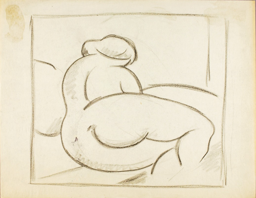 Reclining Female Nude — Карл Ньюман