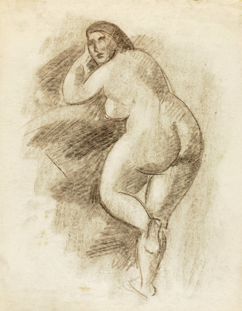 Standing Female Nude by Карл Ньюман — digital art print download