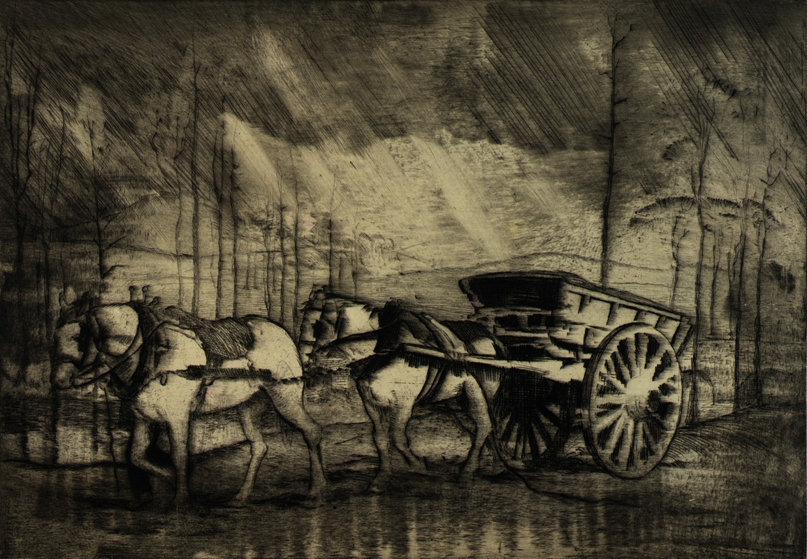 Peace–In a Storm–Flanders by Чарльз Л. Морган — digital art print download