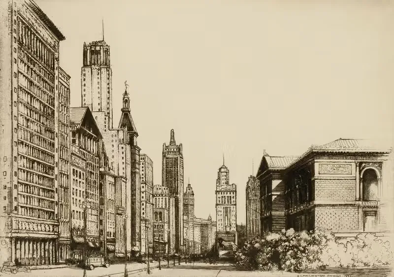 Chicago, Michigan Avenue no. 1 — Donald Shaw MacLaughlan