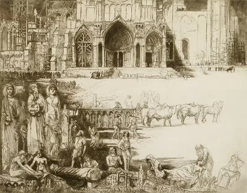 The Builders of Chartres Cathedral — Donald Shaw MacLaughlan