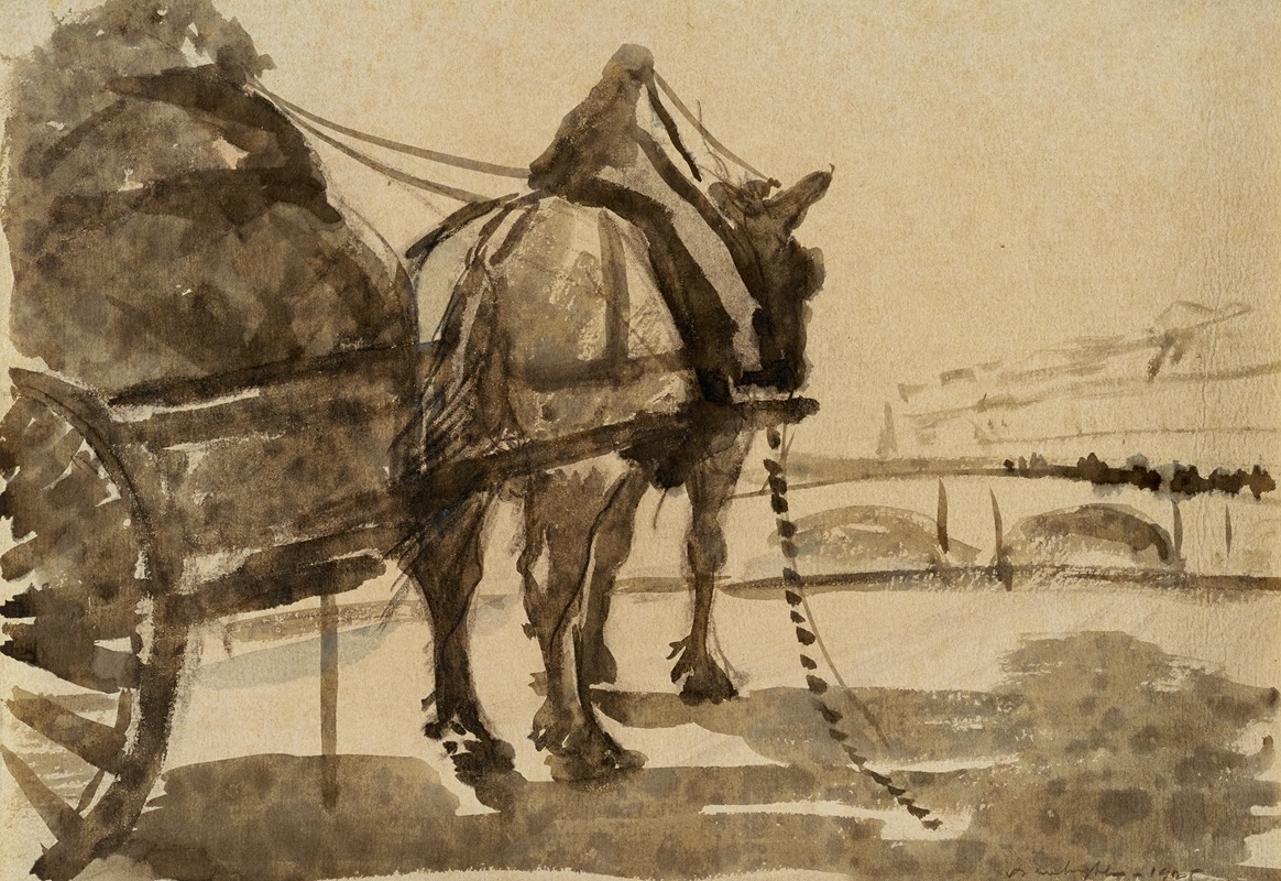The Horse by Дональд Шоу МаКлафлан — digital art print download